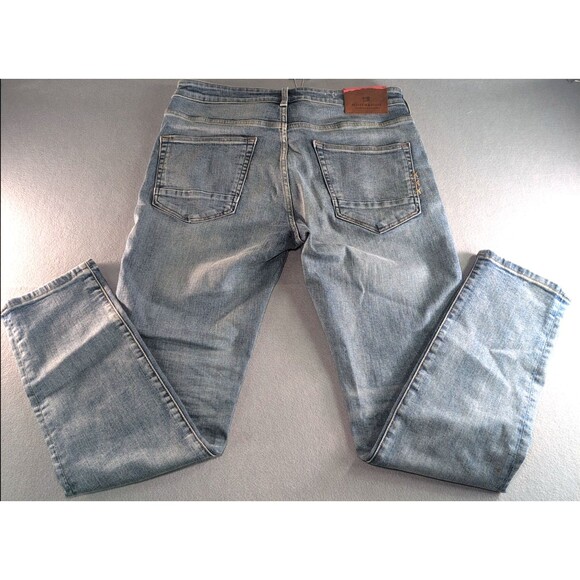 Scotch & Soda Skim Mens Blue Jeans Amsterdam Blauw Size W 34x L 32 - Picture 16 of 16